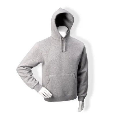 Kapuzen-Sweatshirt grau