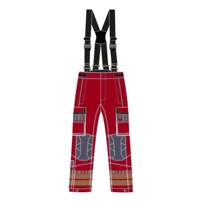 Bundhose IGNIS WTR, rot mit Membran