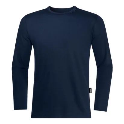 Langarm-Shirt, navy