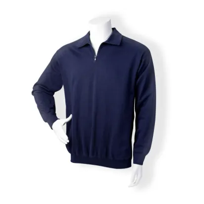 Zip-Sweatshirt navyblau
