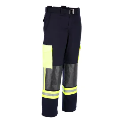 Bundhose THL, schwarzblau/gelb