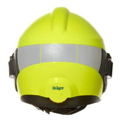 Reflexstreifen am Helm montiert