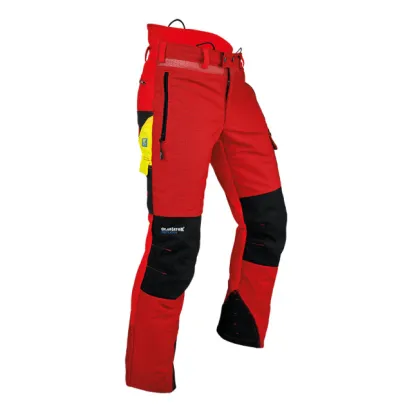 Schnittschutzbundhose Gladiator II, rot