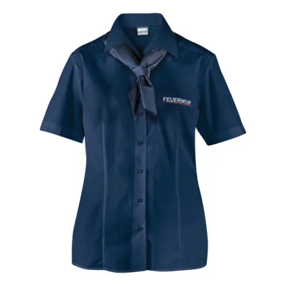 Dienstbluse BÜTTNER, dunkelblau, 1/2 Arm