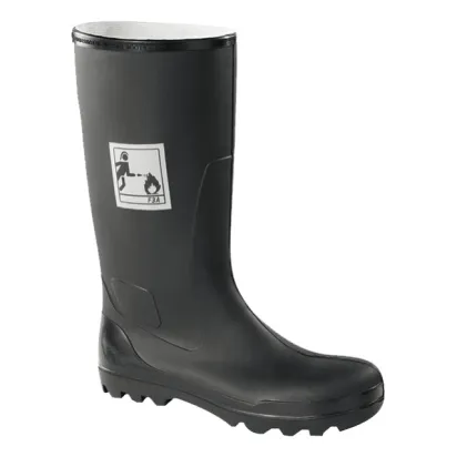 Schaftstiefel, schwarz