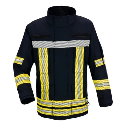 Einsatzjacke Fire-Jack II blue, Rückenaufdruck FEUERWEHR silber reflektierend