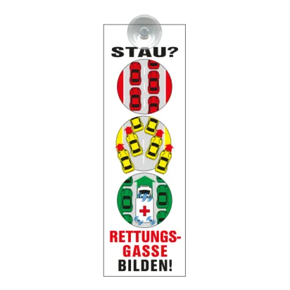 Innenschild RETTUNGSGASSE BILDEN