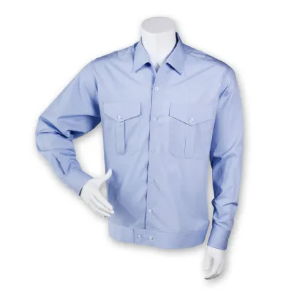 Blouson, 1/1 Arm, mit Tunnel, himmelblau