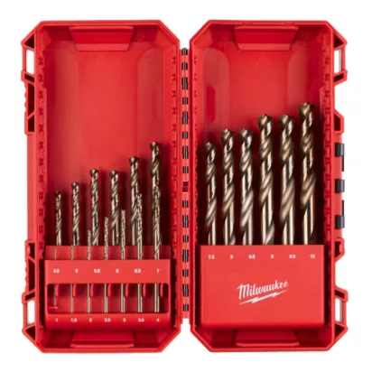 Metallbohrerset COBALT HSS-G, 19-teilig