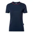 Damen T-Shirt, navy/rot