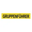 Klettschild Feuerwehr 420x80 mm, neongelb reflektierend