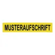 Klettschild Feuerwehr 420x80 mm, neongelb reflektierend