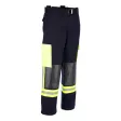 Bundhose THL, schwarzblau/gelb