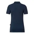 Damen Poloshirt, navy/rot