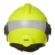 Reflexstreifen am Helm montiert