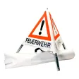 Faltsignal, weiß