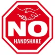 PVC-Aufkleber NO HANDSHAKE