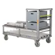 Rollcontainer Tragkraftspritze, Saugschläuche liegend
