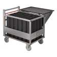 Rollcontainer Atemluftflaschen mit Sicherung