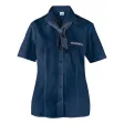 Dienstbluse BÜTTNER, dunkelblau, 1/2 Arm