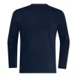 Langarm-Shirt, schwarzblau/rot