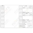 Taktische Arbeitsfolie, magnetisch
