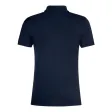 Herren Poloshirt, schwarzblau/rot