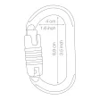 Karabiner OXAN SCREW-LOCK