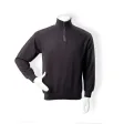 Zip-Sweatshirt schwarz