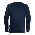 Sweatshirt, navy/rot, individualisierbar