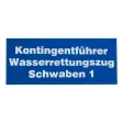 Klettschild 380x160 mm