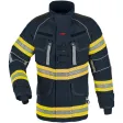 Einsatzjacke X-Pro Dynamic, dunkelblau, Rückenaufdruck FEUERWEHR silber reflektierend