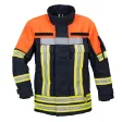 Einsatzjacke THL, schwarzblau/orange, Reflex segmentiert