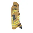 Einsatzjacke THL X-pro Solution, gold, Rückenschild FEUERWEHR leuchtgelb
