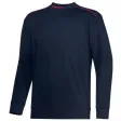 Sweatshirt, navy/rot, individualisierbar