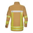 Einsatzjacke Fire-Jack II sand, Rückenaufdruck FEUERWEHR silber reflektierend