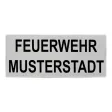 Klettschild 380x160 mm