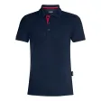Herren Poloshirt, navy/rot, individualisierbar