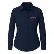 Dienstbluse DER KLASSIKER, dunkelblau, 1/1 Arm, Baumwolle