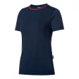 Damen T-Shirt, navy/rot