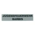 Klettschild 400x80 mm