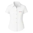 Dienstbluse DER KLASSIKER, weiß, 1/2 Arm, Mischgewebe