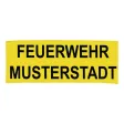 Klettschild 380x160 mm