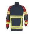 Einsatzjacke X-Pro Dynamic, dunkelblau/rot, Rückenschild FEUERWEHR silber reflektierend