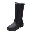 Schaftstiefel aus genarbtem Leder