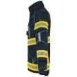 Einsatzjacke X-Pro Dynamic, dunkelblau, Rückenschild FEUERWEHR silber reflektierend