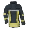 Einsatzjacke THL, schwarzblau, Reflex segmentiert