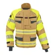 Einsatzjacke THL X-pro Solution, gold/leuchtgelb, Rückenschild gelb