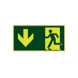 Rettungszeichen PERMALIGHT® power, Aluminium