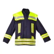 Jacke Perception, 100% Baumwolle FR, Schulterkoller leuchtgelb